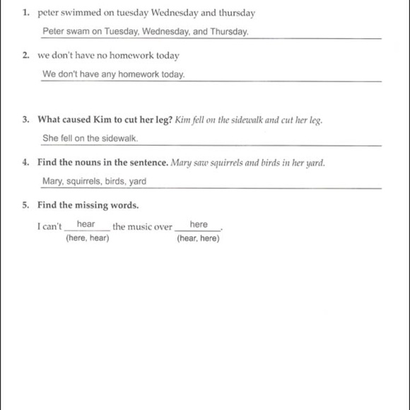 Memoria Press English Grammar Practice Teacher Key Classical Core Curriculum - Picture 5 of 7